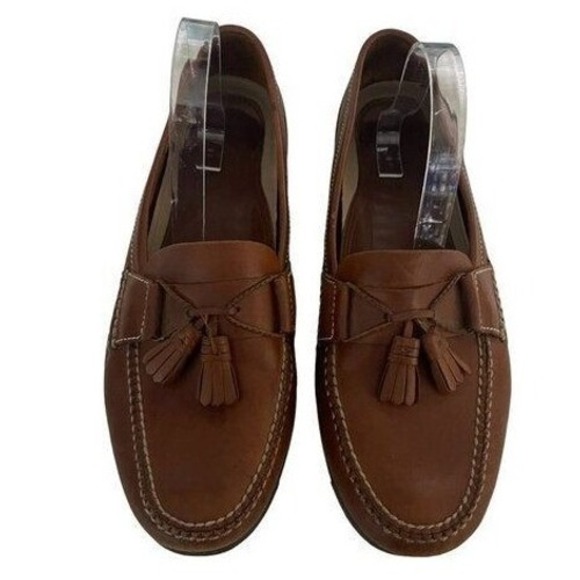 Saks Fifth Avenue Other - SAKS Fifth Avenue Men's Loafer Suede Leather‎ Tassel  Brown Size 10